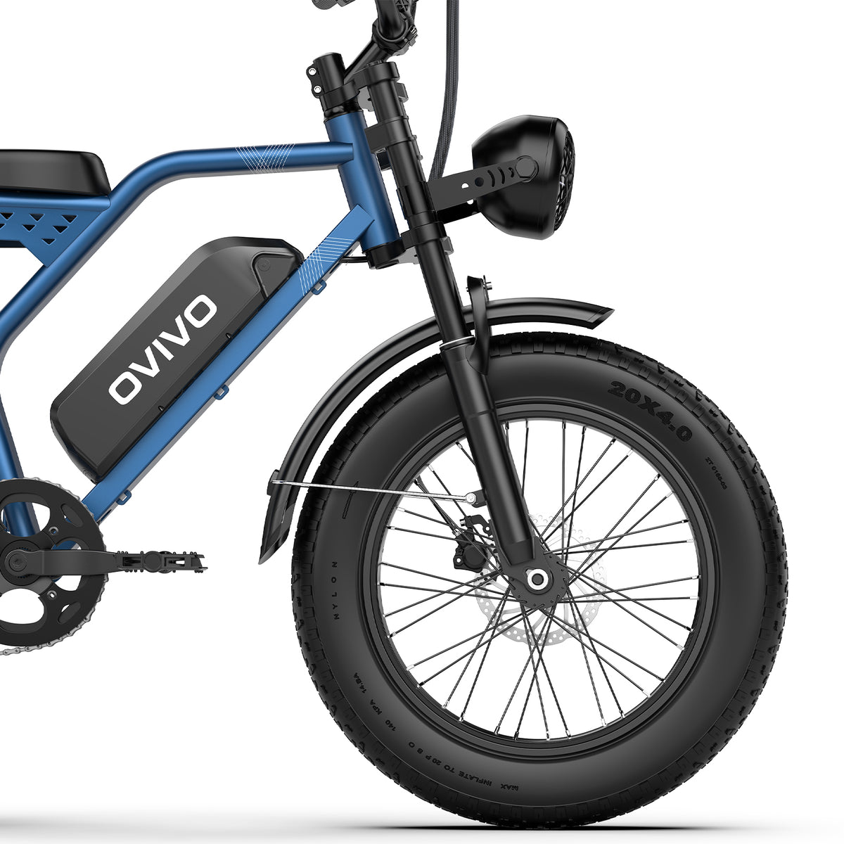 OVIVO GO LITE Bici Elettrica Fat 48V 20Ah Autonomia 120 km