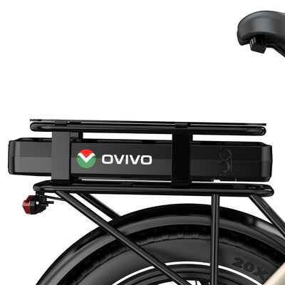 OVIVO C1 MAX Bici Elettrica Doppia Batteria 48V 23.4Ah 140 km