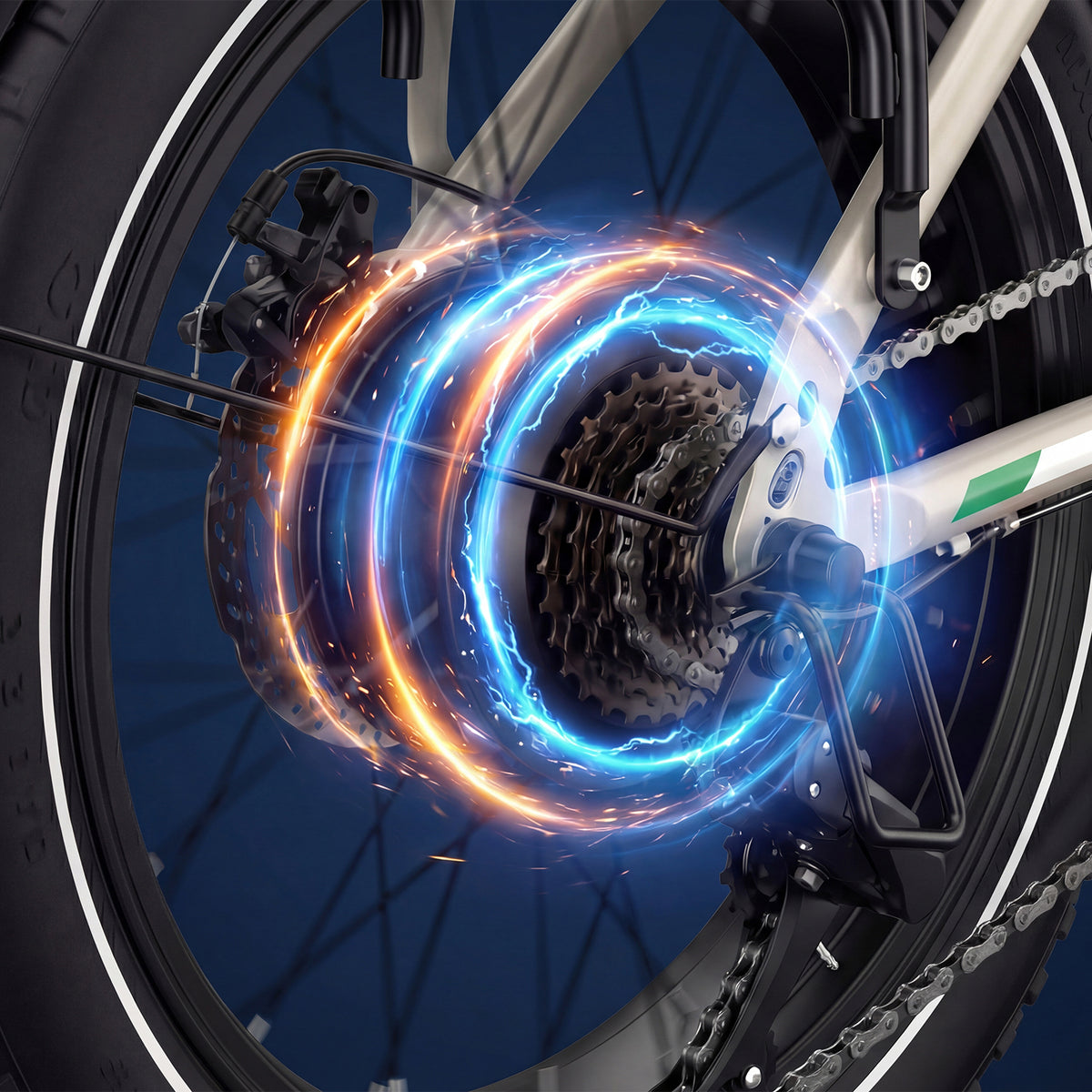 OVIVO C1 MAX Bici Elettrica Doppia Batteria 48V 23.4Ah 140 km