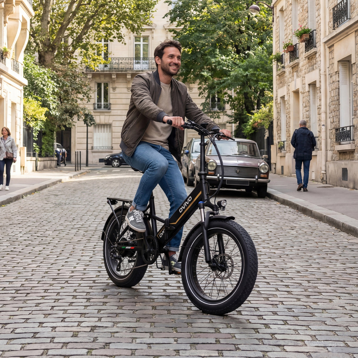 OVIVO C1 MAX Bici Elettrica Doppia Batteria 48V 23.4Ah 140 km