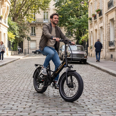 OVIVO C1 MAX Bici Elettrica Doppia Batteria 48V 23.4Ah 140 km