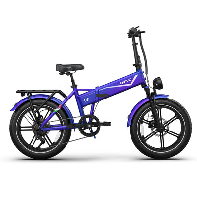 OVIVO V2 2.0 Bici Elettrica Pieghevole Fat 48V 18Ah 120 km