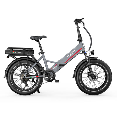 OVIVO C1 MAX Bici Elettrica Doppia Batteria 48V 23.4Ah 140 km