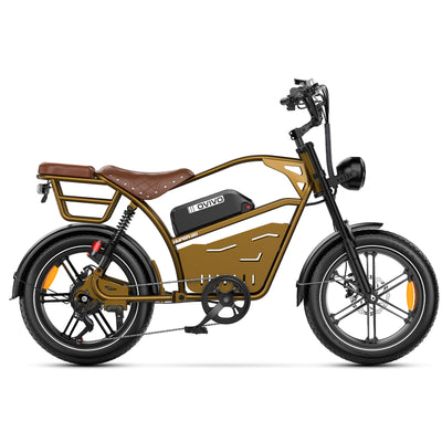 OVIVO HYPER GO Bici Elettrica Pieghevole Fat Bike Doppia Batteria