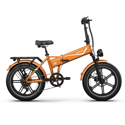 OVIVO V2 2.0 Bici Elettrica Pieghevole Fat 48V 18Ah 120 km