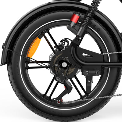 OVIVO HYPER GO Bici Elettrica Pieghevole Fat Bike Doppia Batteria