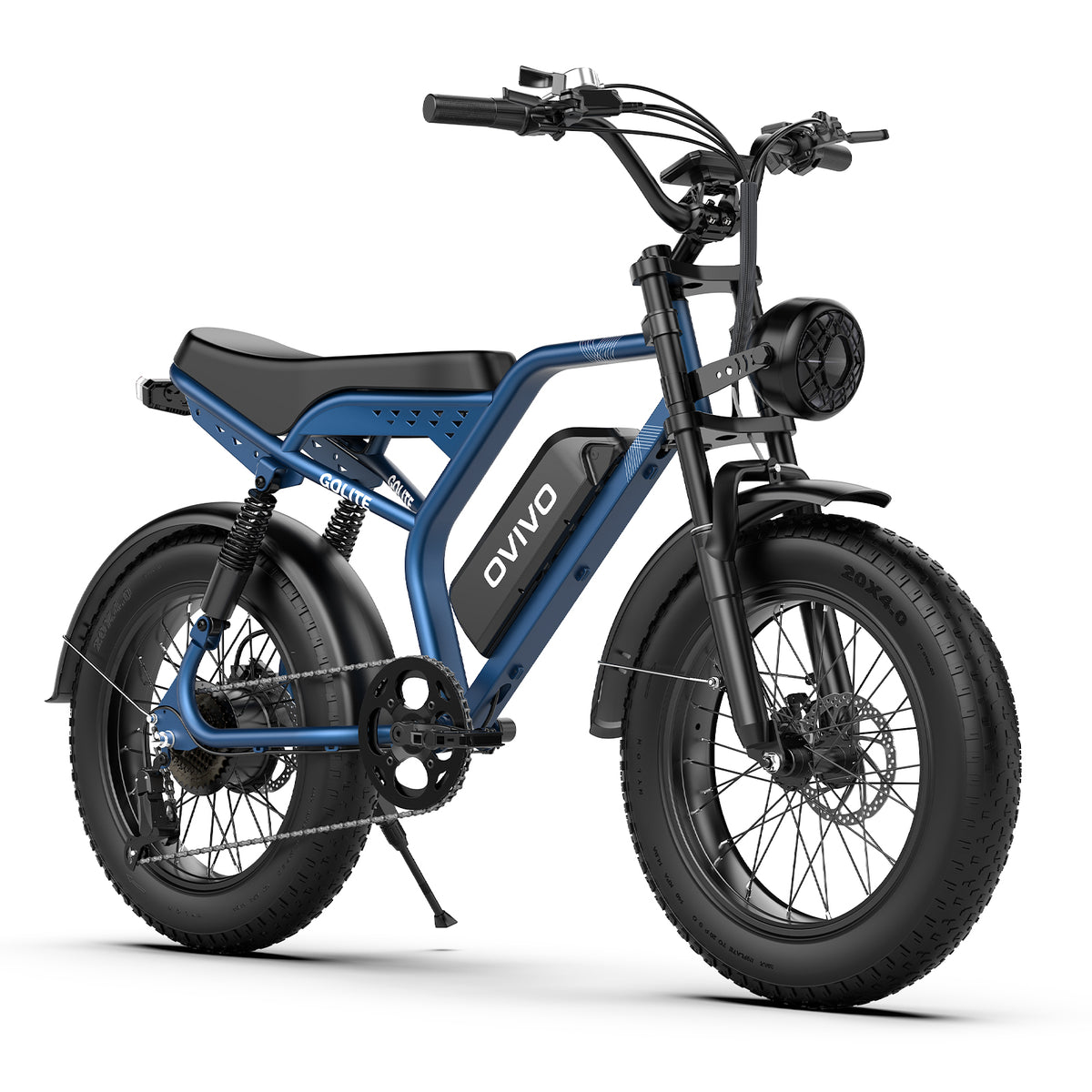OVIVO GO LITE Bici Elettrica Fat 48V 20Ah Autonomia 120 km