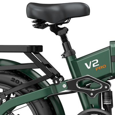 OVIVO V2 PRO 2.0 Bici Elettrica Pieghevole 250W, 130KM di Libertà