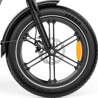 OVIVO HYPER GO Bici Elettrica Pieghevole Fat Bike Doppia Batteria