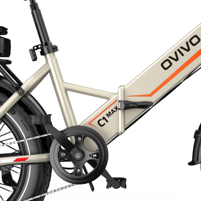 OVIVO C1 MAX Bici Elettrica Doppia Batteria 48V 23.4Ah 140 km