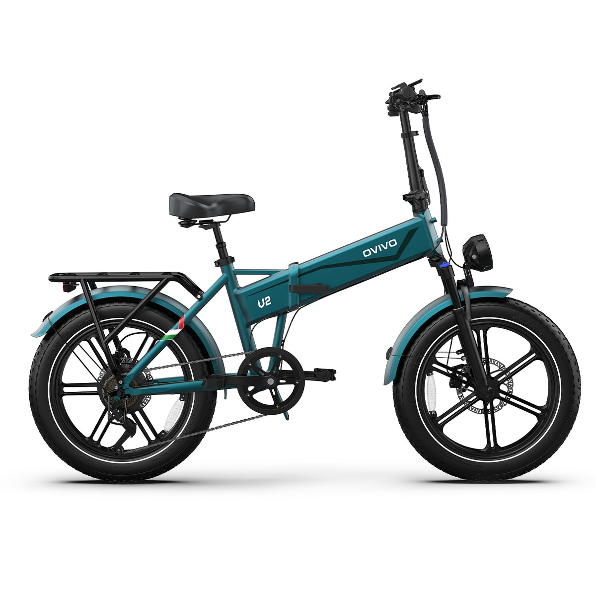 OVIVO V2 2.0 Bici Elettrica Pieghevole Fat 48V 18Ah 120 km